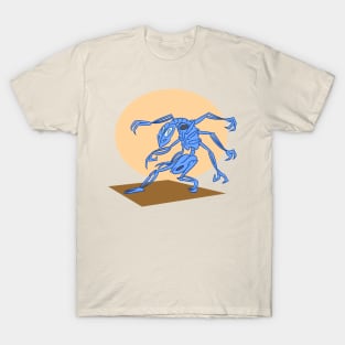 Blue Bone Spider T-Shirt